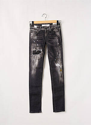 Jeans coupe slim slim taille normale gris REPLAY femme