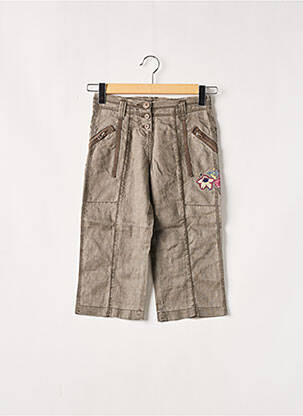 Pantacourt poches marron OXBOW fille