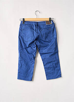 Pantacourt slim taille ajustable bleu LE TEMPS DES CERISES fille