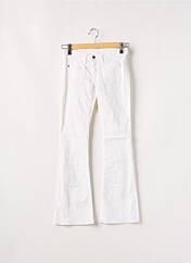 Pantalon droit blanc RWD pour fille seconde vue