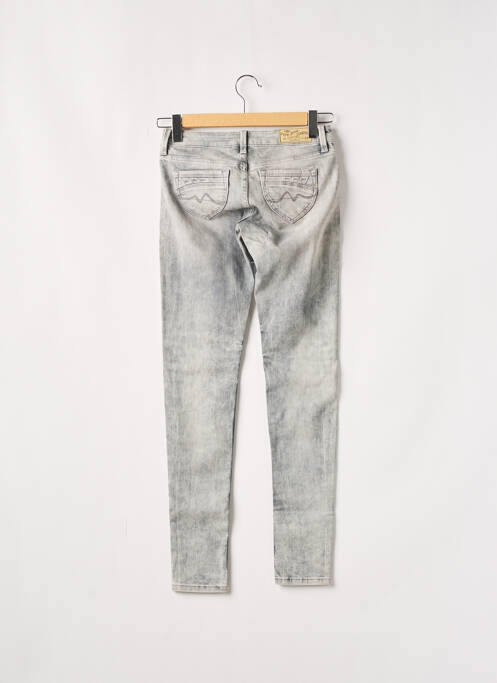 Jeans coupe slim gris PEPE JEANS pour femme