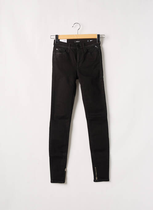 Pantalon slim noir REPLAY pour femme