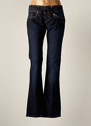 Jeans coupe droite stretch taille basse bleu FREEMAN T.PORTER femme