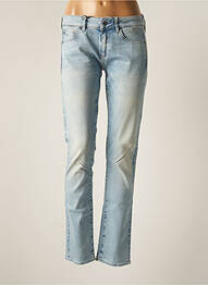 Jeans coupe droite stretch taille basse bleu G STAR femme