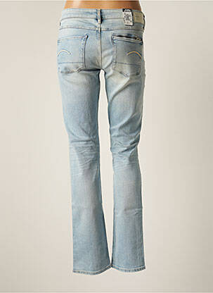 Jeans coupe droite stretch taille basse bleu G STAR femme