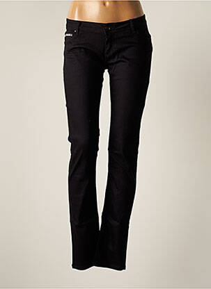 Jeans coupe slim taille basse taille basse noir DONOVAN femme
