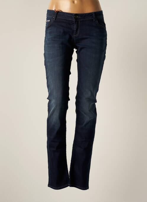 Jeans coupe slim slim taille basse bleu DONOVAN femme