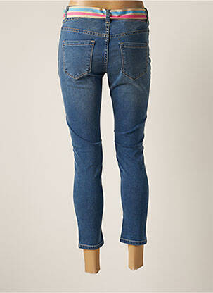 Jeans coupe slim slim taille normale bleu TEDDY SMITH femme