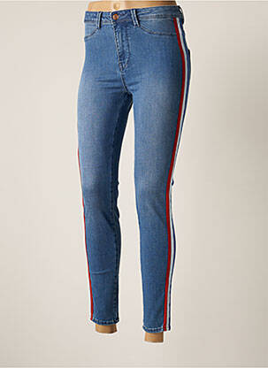 Jeans coupe slim slim taille normale bleu TEDDY SMITH femme