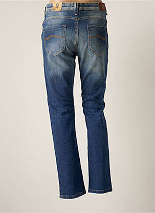 Jeans coupe droite broderie rivets taille normale bleu FREEMAN T.PORTER femme