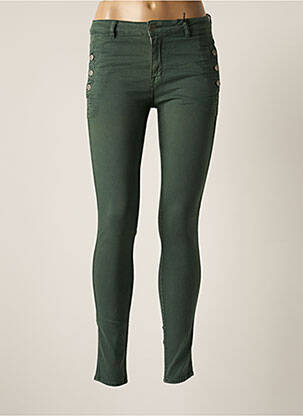 Pantalon slim stretch taille normale vert HEARTLESS JEANS femme