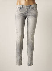 Jeans coupe slim gris PEPE JEANS pour femme seconde vue