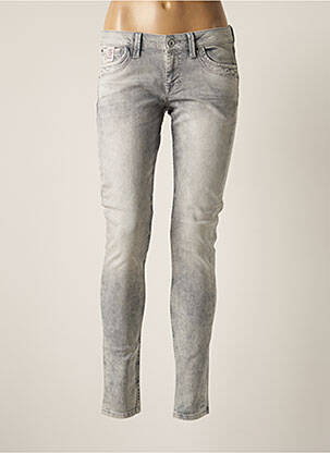 Jeans coupe slim gris PEPE JEANS pour femme