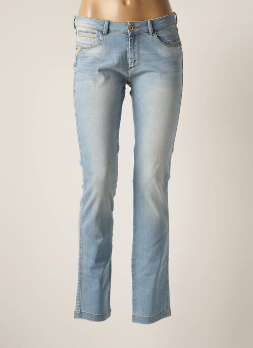 Jeans coupe slim slim taille basse bleu RWD femme