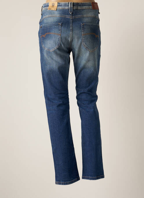 Jeans coupe droite broderie rivets taille normale bleu FREEMAN T.PORTER femme