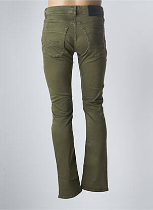 Pantalon slim poches taille normale vert DONOVAN homme