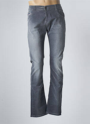 Jeans coupe slim gris DONOVAN pour homme