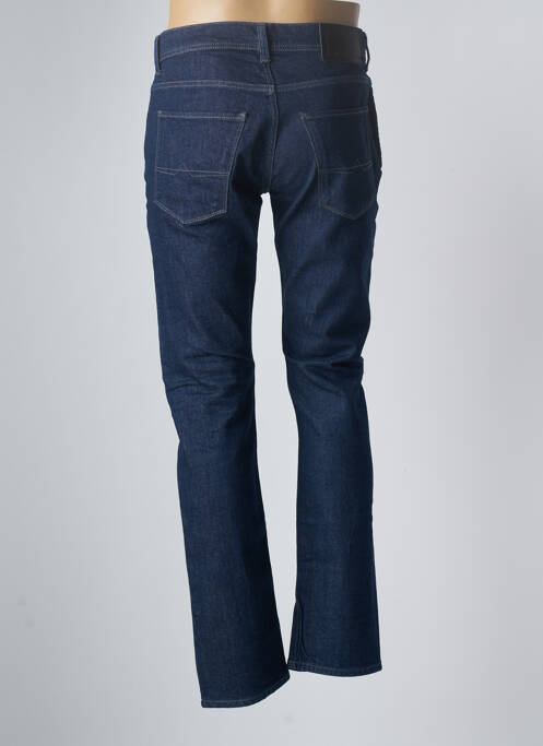 Jeans coupe droite broderie rivets taille normale bleu DONOVAN homme