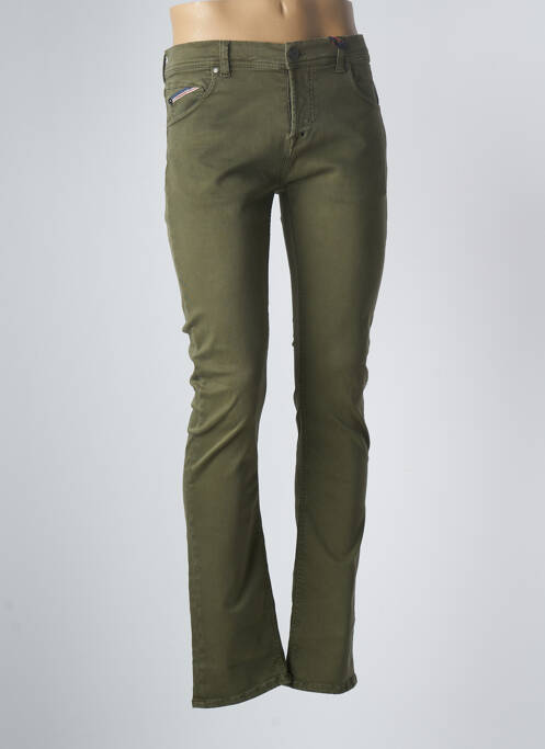 Pantalon slim vert DONOVAN pour homme