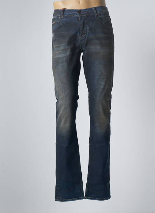 Jeans coupe slim slim taille basse bleu DONOVAN homme