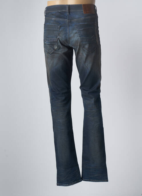 Jeans coupe slim slim taille basse bleu DONOVAN homme