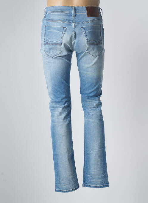 Jeans coupe slim slim taille basse bleu DONOVAN homme
