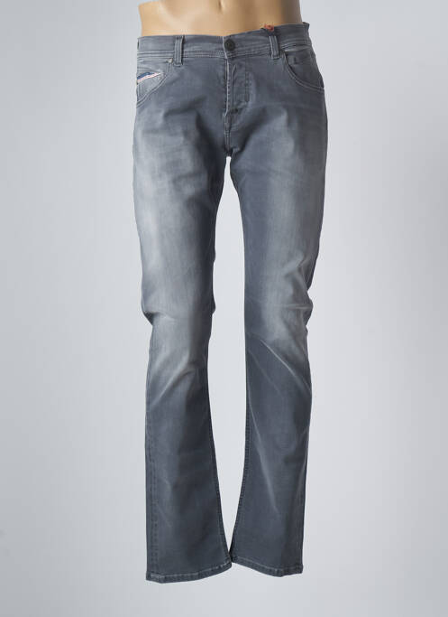 Jeans coupe slim gris DONOVAN pour homme