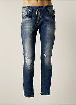 Jeans coupe slim bleu PROJECT X pour homme