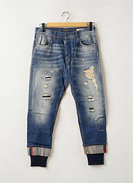 Jeans coupe droite fermeture boutonnée sur le devant taille normale bleu ANTONY MORATO homme