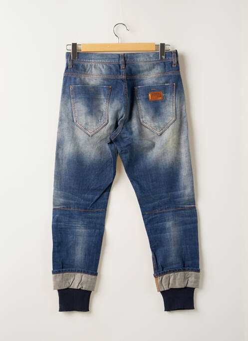 Jeans coupe droite fermeture boutonnée sur le devant taille normale bleu ANTONY MORATO homme