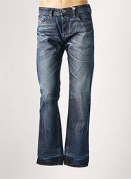 Jeans coupe droite fermeture boutonnée sur le devant taille normale bleu DIESEL homme