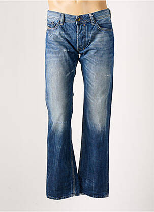 Jeans coupe slim fermeture boutonnée sur le devant taille basse bleu DIESEL homme
