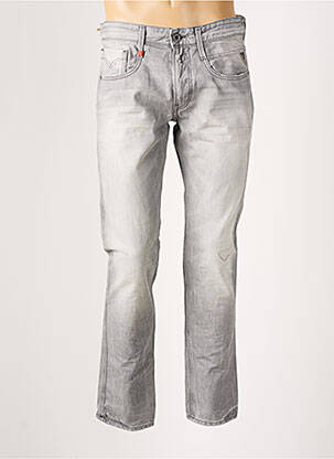 Jeans coupe slim gris REPLAY pour homme