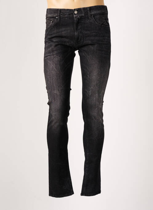 Jeans skinny noir REPLAY pour homme