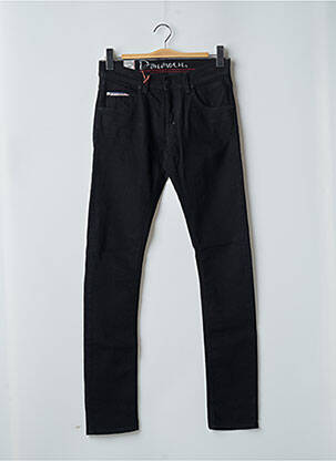 Jeans coupe slim slim taille normale noir DONOVAN homme