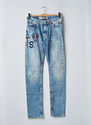 Jeans coupe slim slim taille normale bleu TEDDY SMITH homme