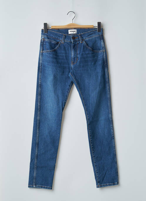 Jeans coupe slim slim taille normale bleu WRANGLER homme