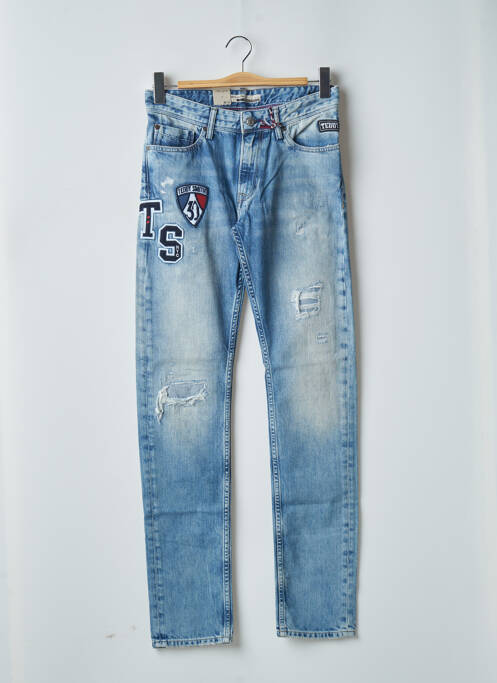 Jeans coupe slim bleu TEDDY SMITH pour homme