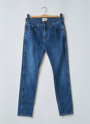 Jeans Homme Wrangler Coupe Décontractée - 85% Coton, Confortable, Fermeture éclair Et Bouton