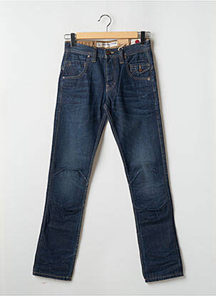Jeans coupe droite tissage toile taille normale bleu FREEMAN T.PORTER homme