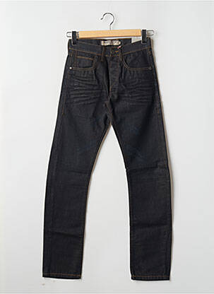 Jeans coupe droite broderie rivets taille normale noir FREEMAN T.PORTER homme