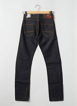 Jeans coupe droite tissage toile taille normale noir FREEMAN T.PORTER homme