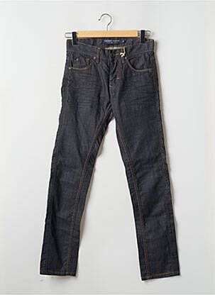 Jeans coupe slim fermeture boutonnée sur le devant taille normale bleu FREEMAN T.PORTER homme