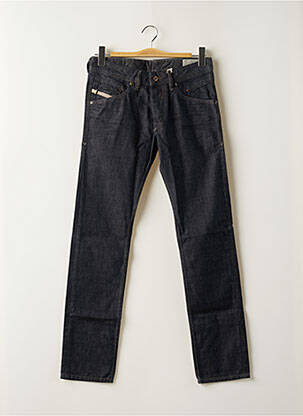 Jeans coupe slim fermeture boutonnée sur le devant taille normale noir DIESEL homme
