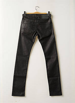 Jeans coupe droite fermeture zippée sous rabat boutonné taille normale gris DIESEL homme