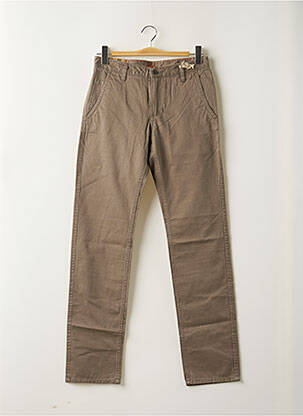 Pantalon slim poches taille normale marron DOCKERS homme