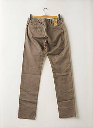 Pantalon slim poches taille normale marron DOCKERS homme