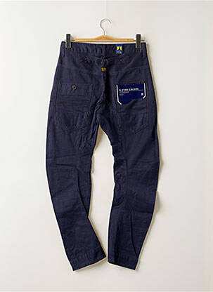 Pantalon slim tissage popeline taille normale bleu G STAR homme