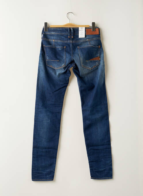 Jeans coupe slim fermeture boutonnée sur le devant taille normale bleu LE TEMPS DES CERISES homme