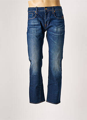 Jeans coupe droite fermeture boutonnée sur le devant taille normale bleu G STAR homme